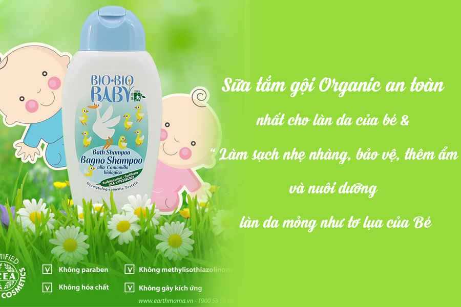 sữa tắm an toàn cho trẻ Bio Bio Baby