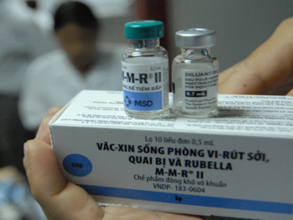 Vắc xin sở quai bị rubella